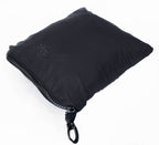 Hide-Away Poncho: Black - packed