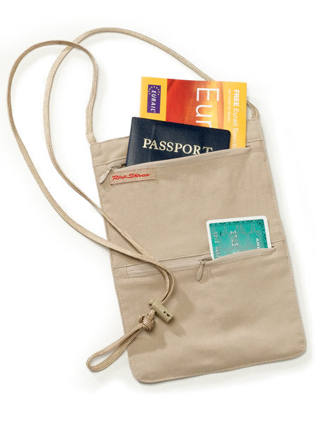 Essential Silk Neck Wallet - packed