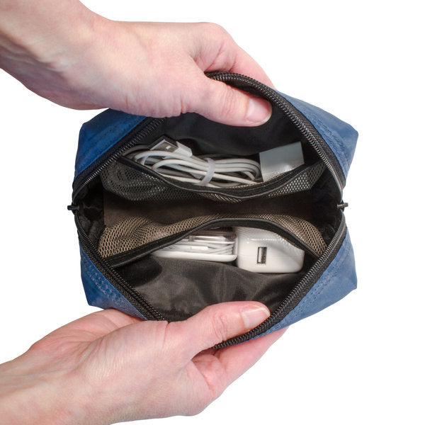 Small Travel Utility Pouch - Opened
