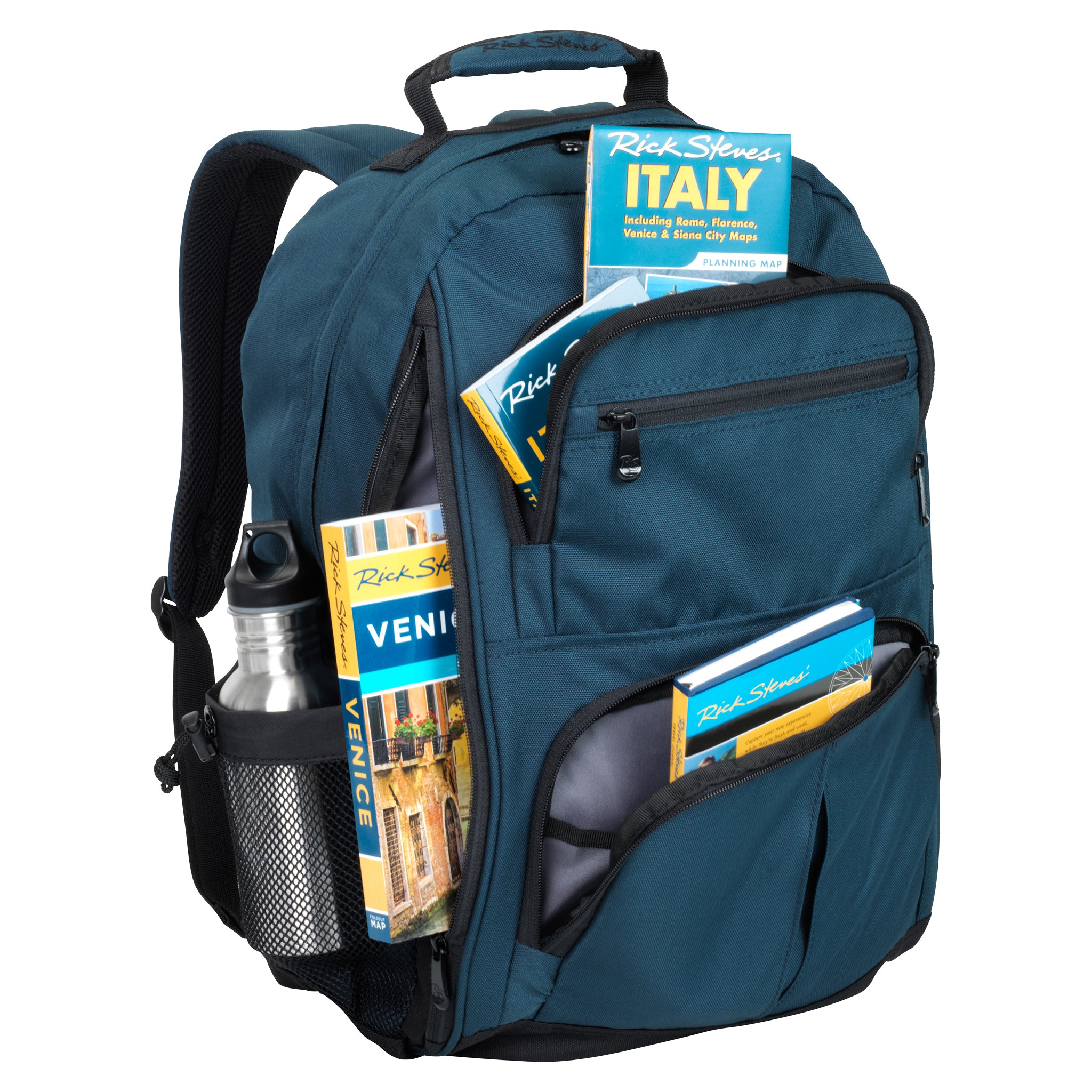 blue spruce packed backpack appenzell