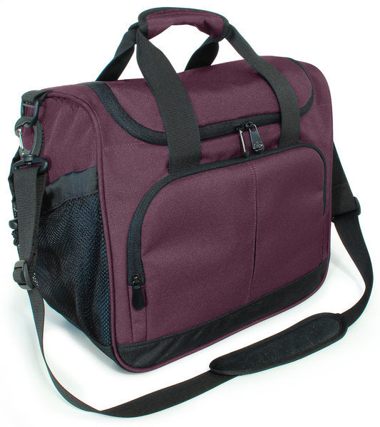 Plum Euro Shoulder Tote