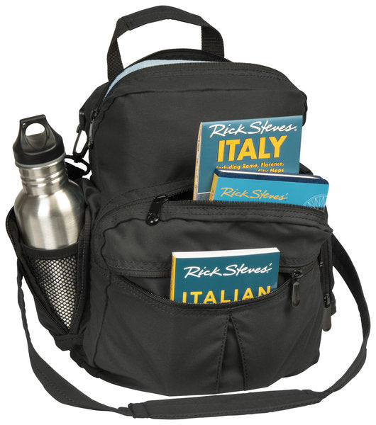 Graphite Civita Shoulder Bag Front Packed