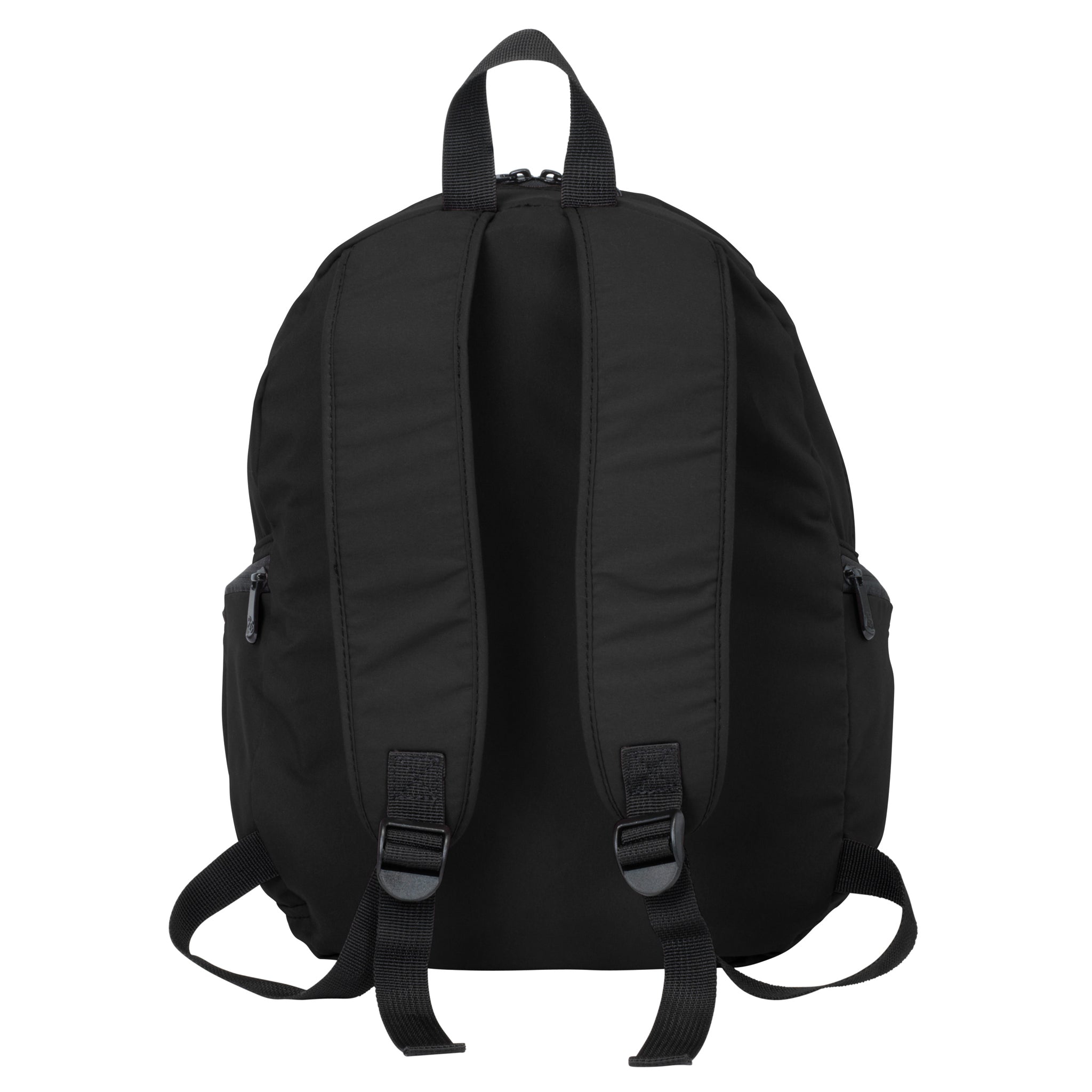 black microfiber day pack back