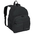 black microfiber day pack front