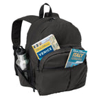 graphite microfiber day pack packed