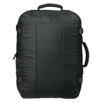 black carry on backpack back