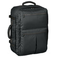 black carry on backpack front