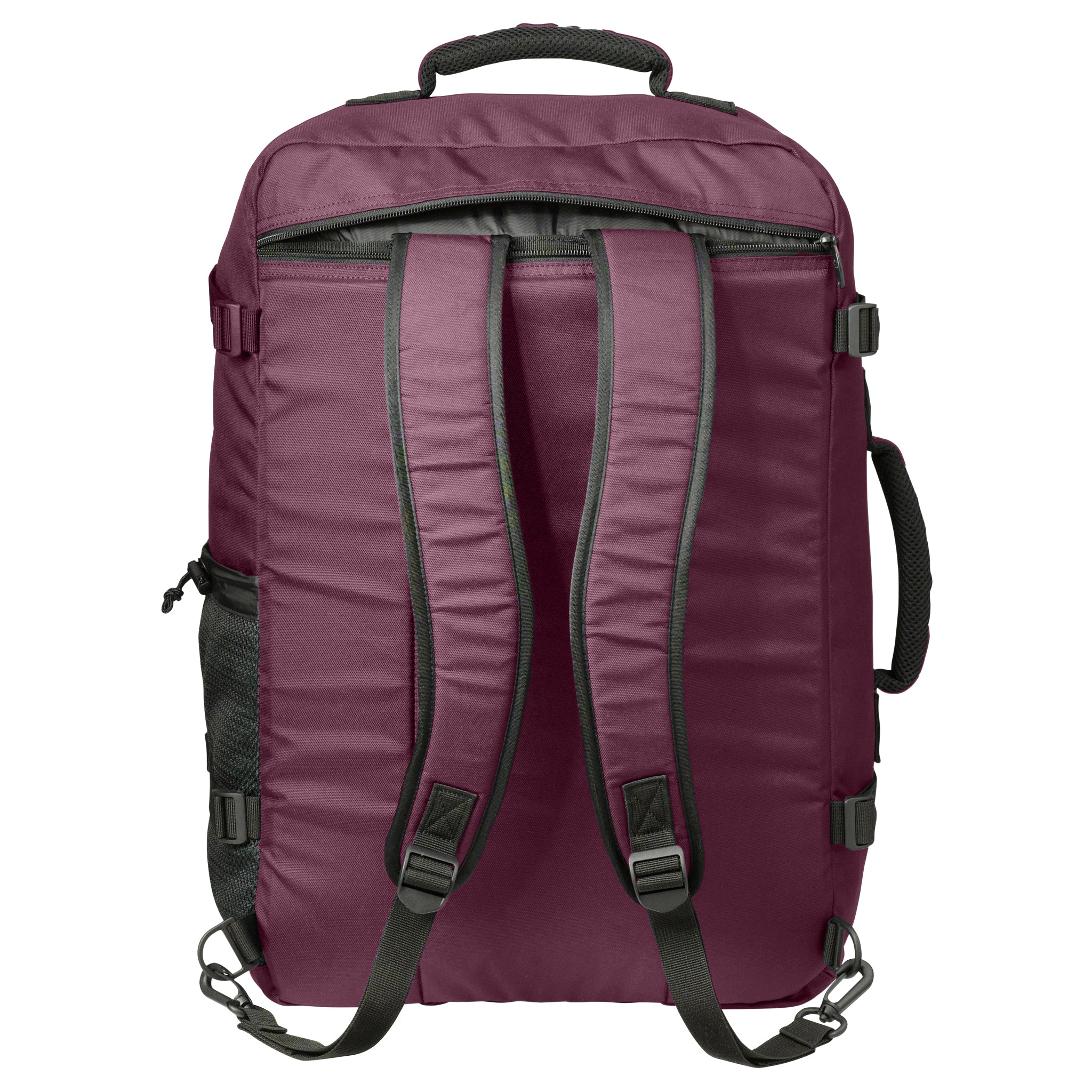 plum straps carry on backpack