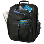black convertible carry on pockets