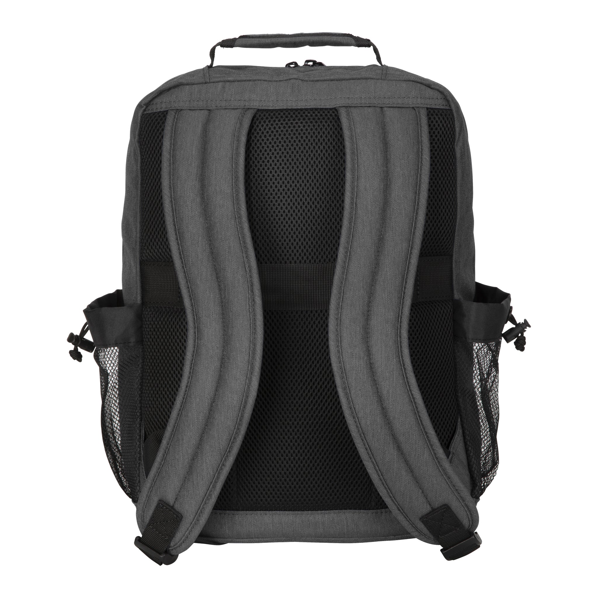 heather gray oslo backpack back