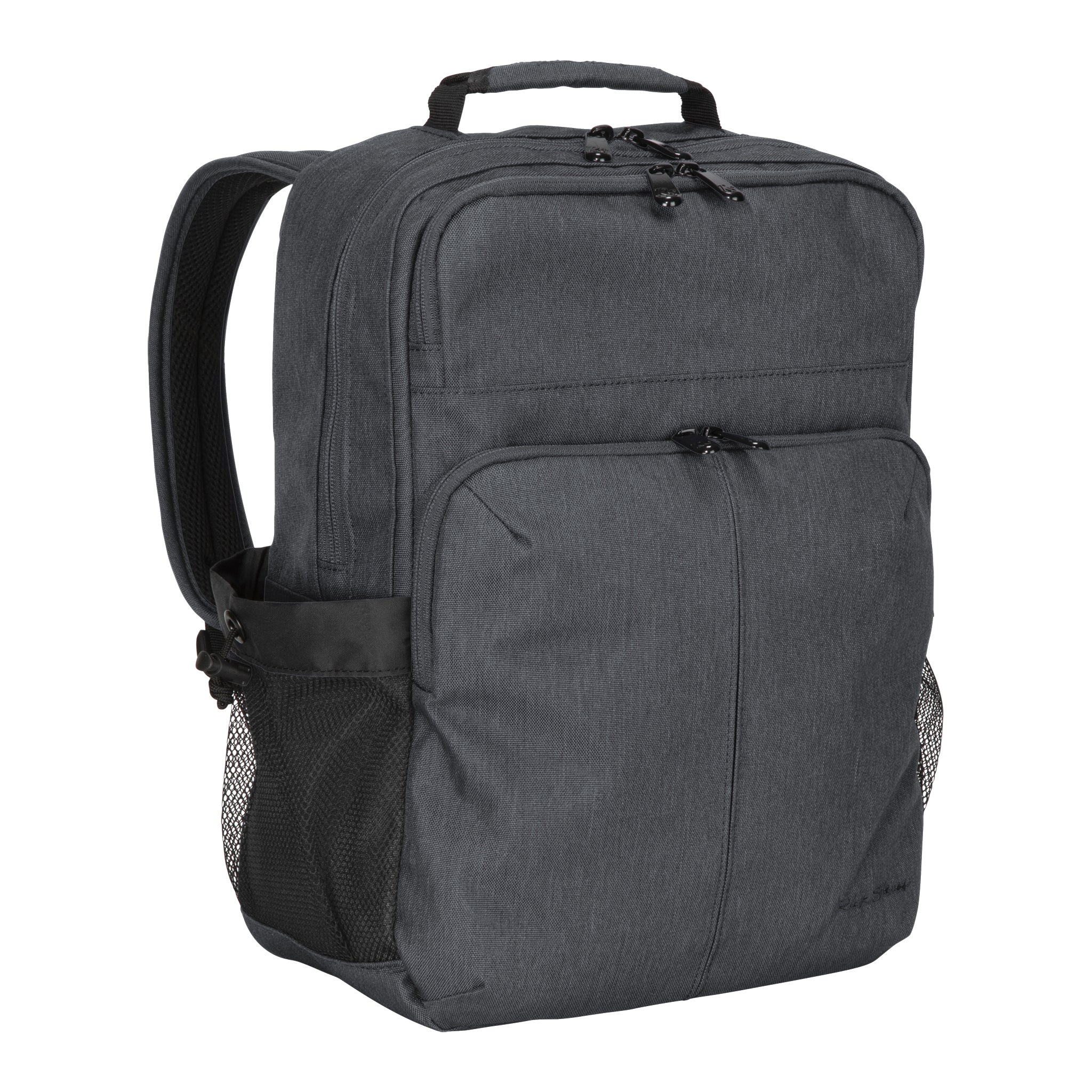 heather gray oslo backpack front