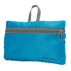 Rick Steves Packable Tote, turquoise color, pocket, pouch