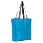 Rick Steves Packable Tote, turquoise color, back view