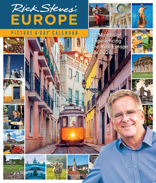 Rick Steves Europe Wall Calendar 2026