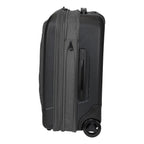 heather gray riga carry on side expanded
