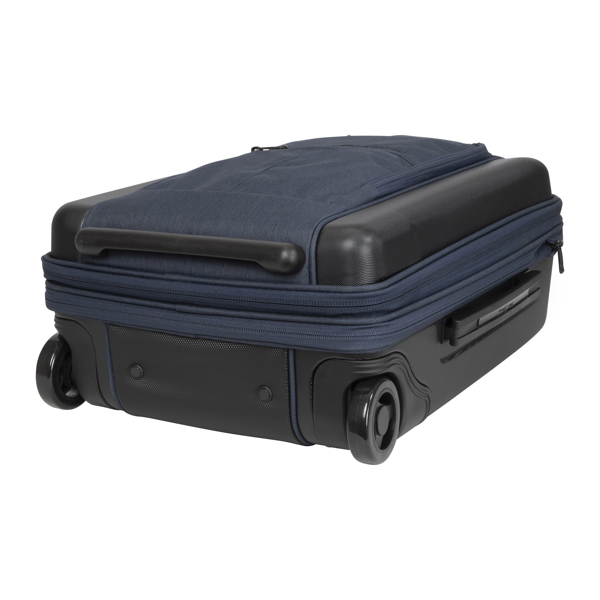 heather navy riga carry on bottom image
