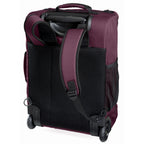 plum rolling backpack straps