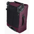 plum rolling backpack bottom
