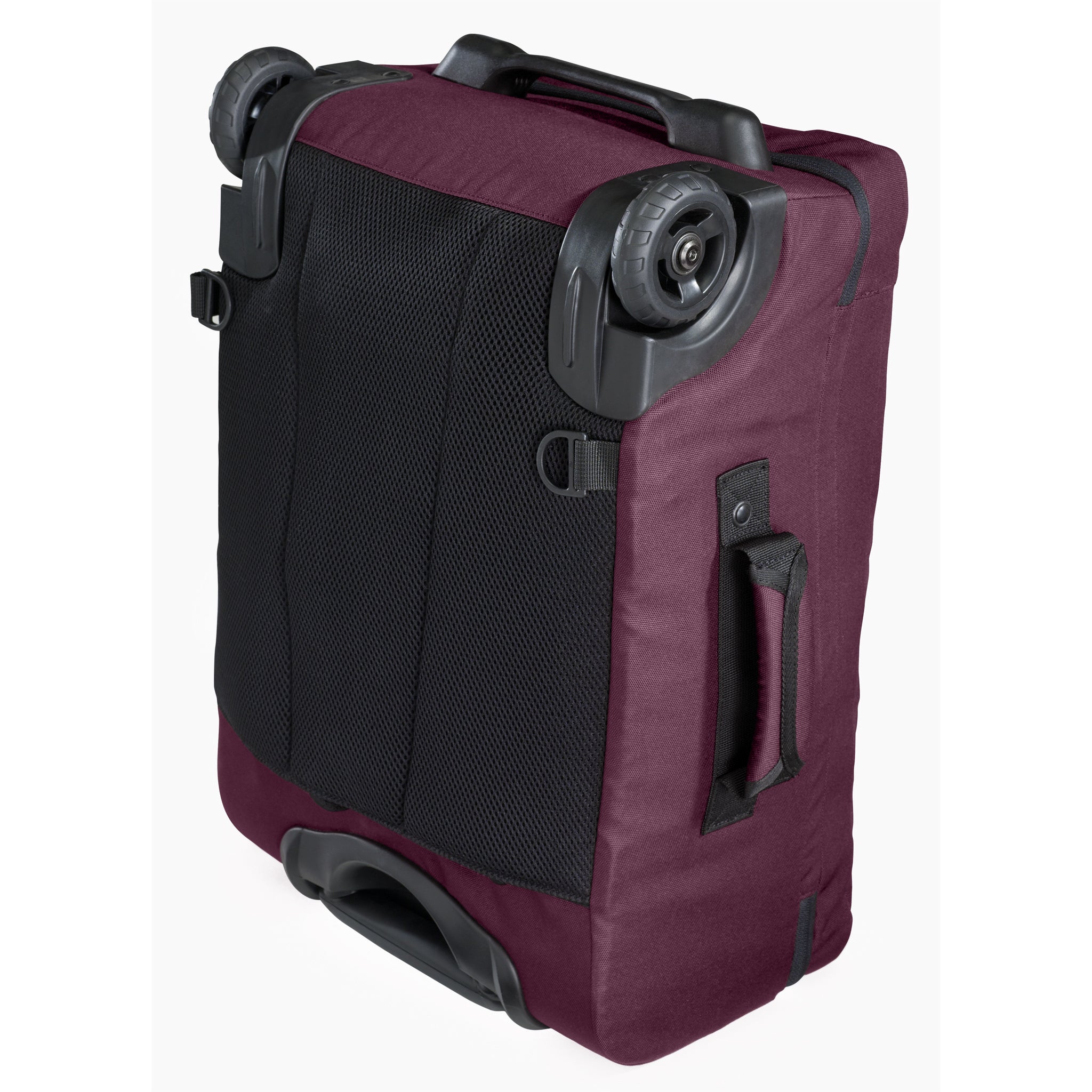 plum rolling backpack bottom