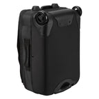 black rolling carry on bottom image