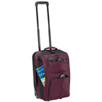 plum rolling carry on pockets