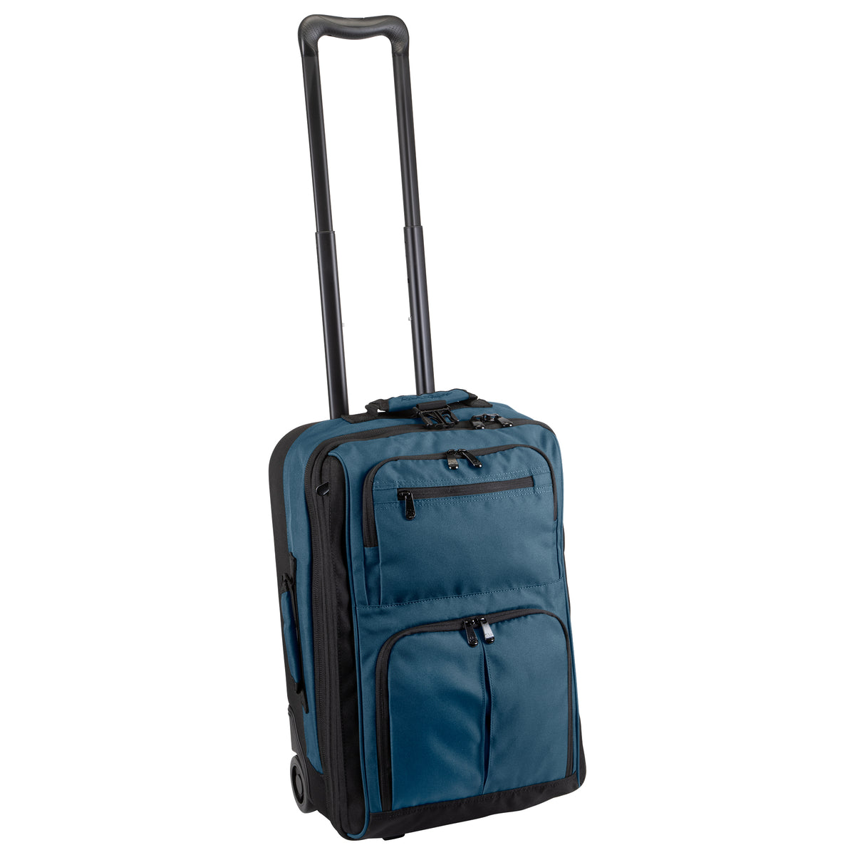 blue spruce extended handle rolling carry on