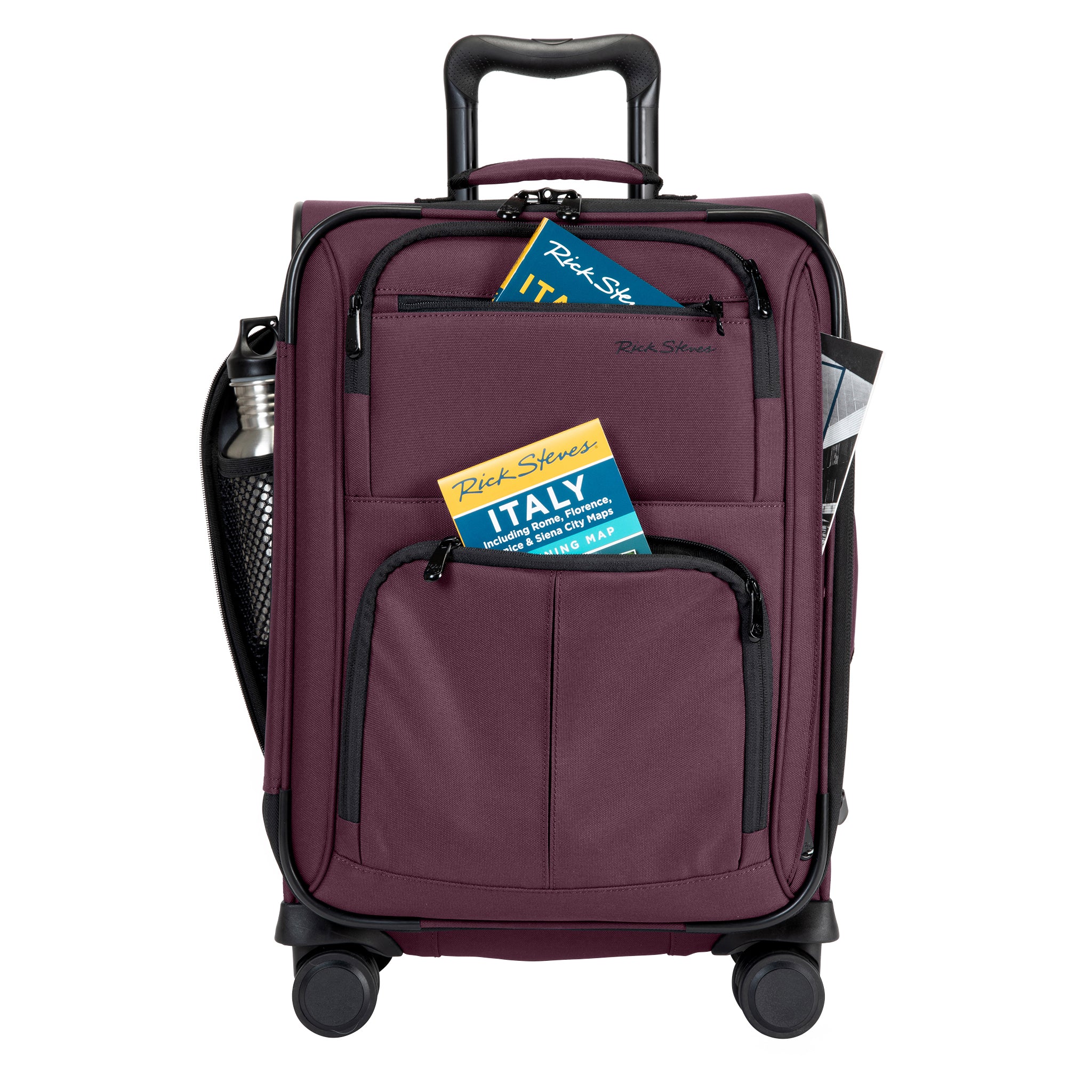 plum spinner pockets