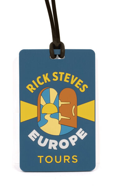 Luggage tag for Rick Steves tour members