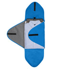 turquoise folder 1 flap shut