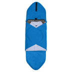 turquoise folder 2 flap shut