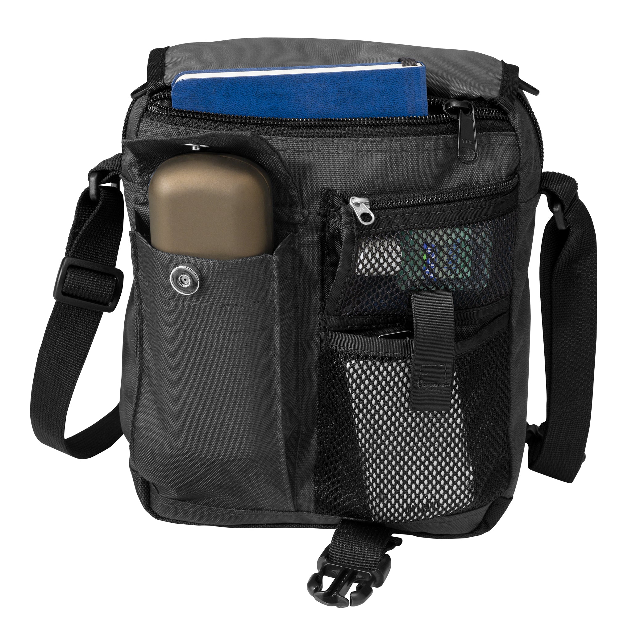 graphite crossbody purse pockets