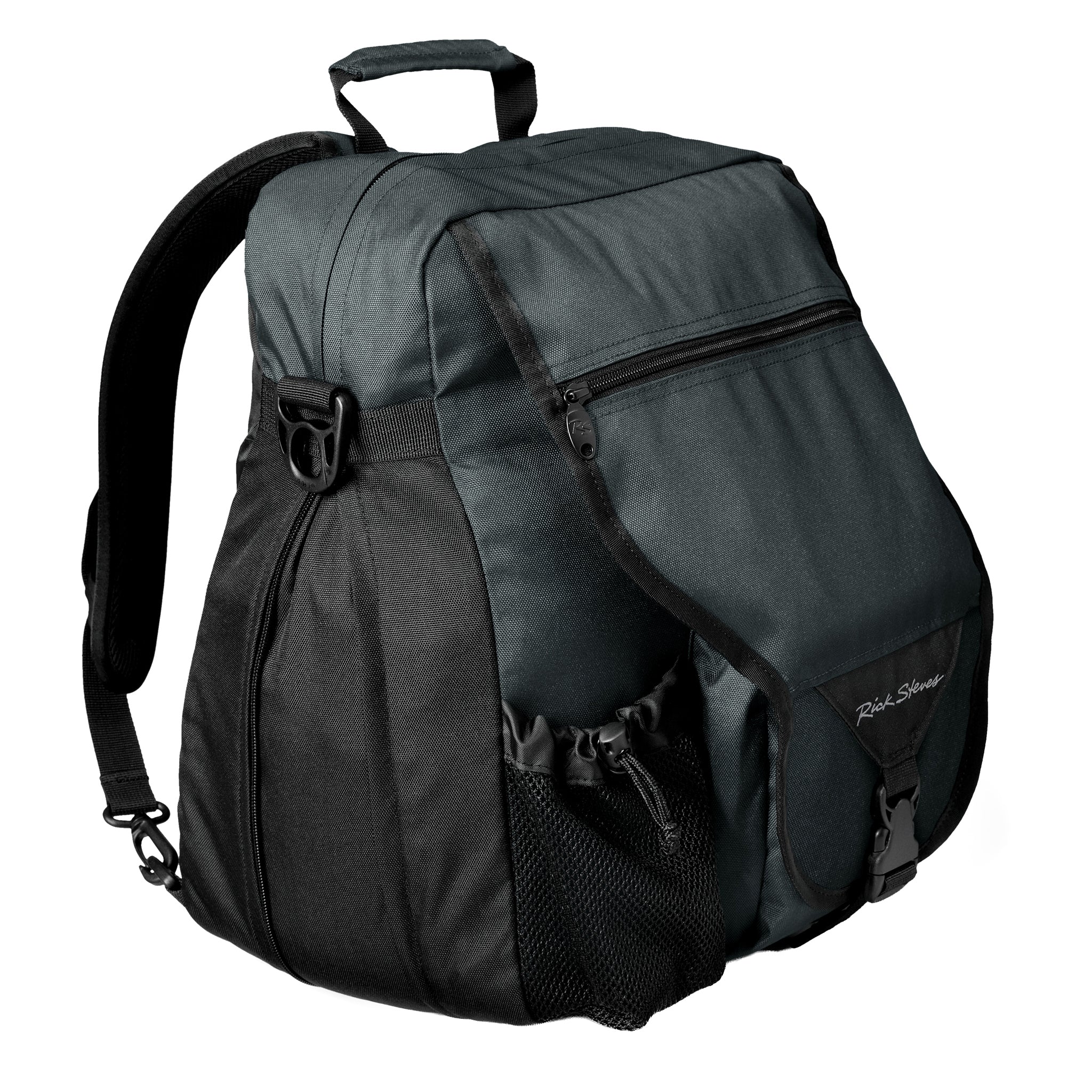 black veloce shoulder bag expanded