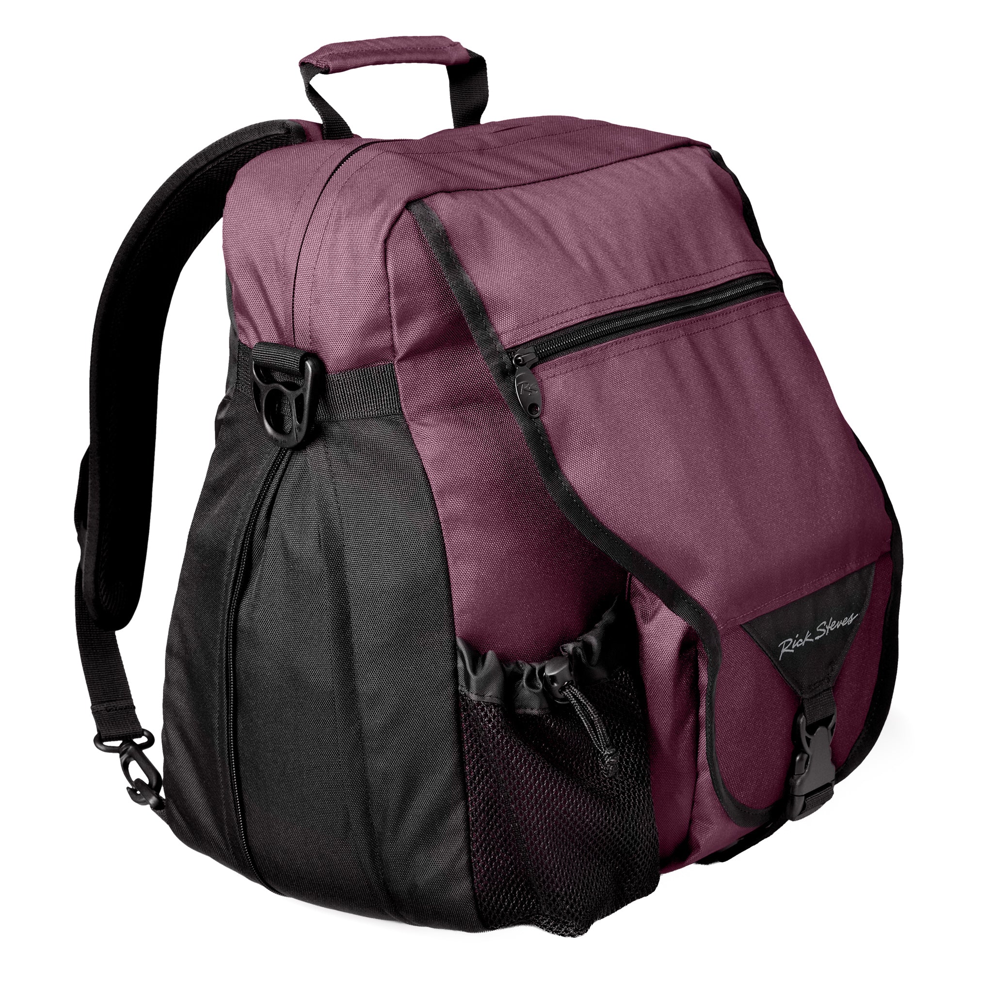 plum veloce shoulder bag expanded